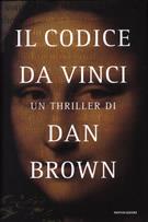La copertina de "Il codice Da Vinci" di Dan Brown